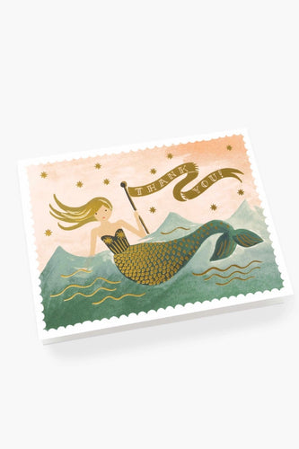 Rifle Paper Co - Greeting Card, Mermaid Thank You